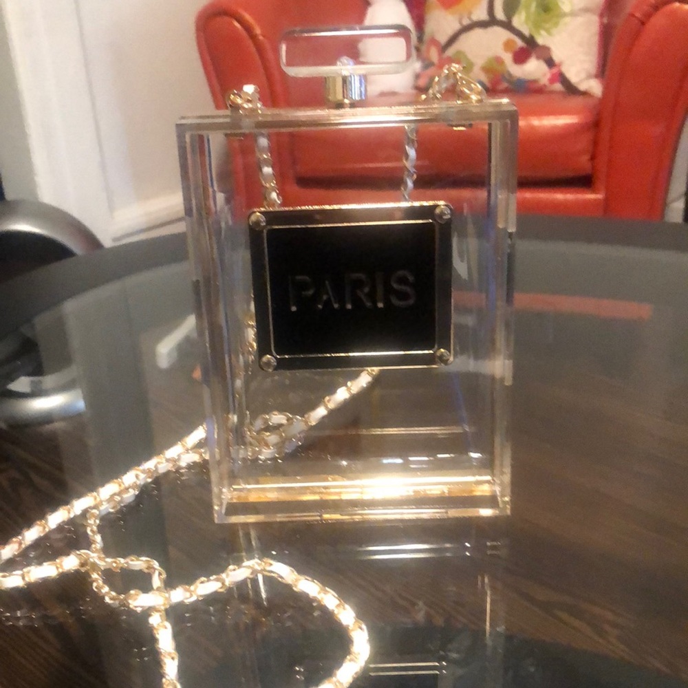 Lucite Paris crossbody/clutch